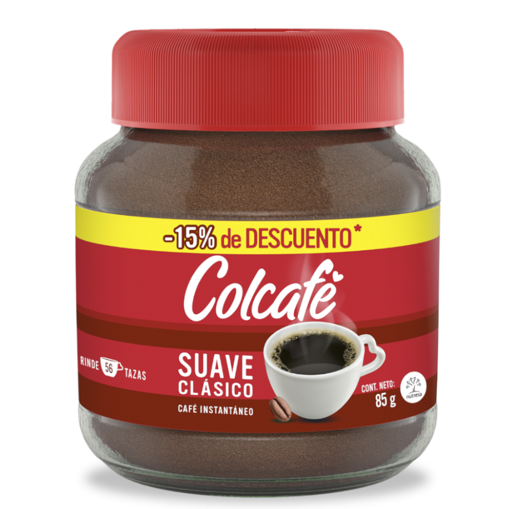 Café Colcafé Clásico Frasco 85Gr Menos 15% Descuento | SuperBooM